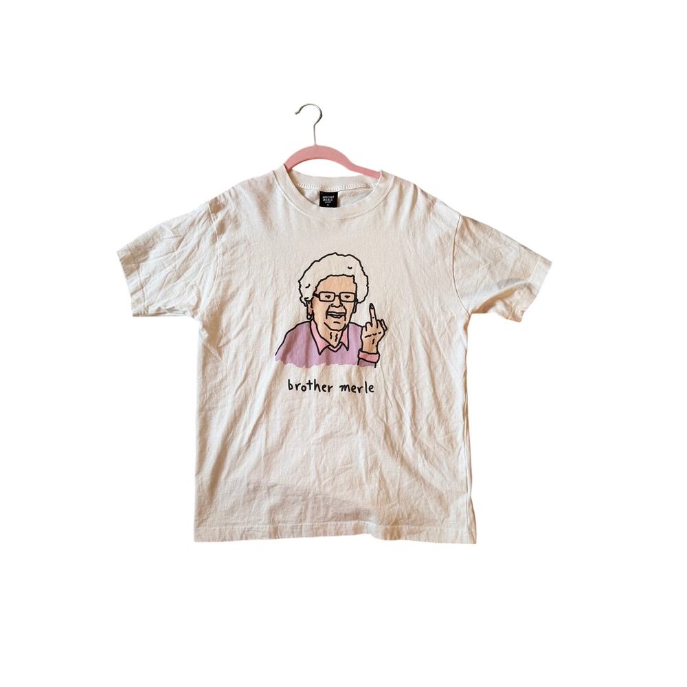 Brother Merle Grandma Middle Finger Tee MED